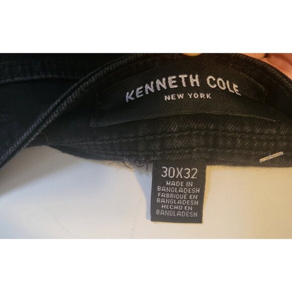 Kenneth Cole New York Womens Jeans Size 30X32 Black Straight Leg 5 Pocket NWOT - Picture 5 of 5